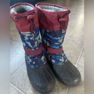 L.L. Bean Kids' Boots - Red and Blue, Size 13